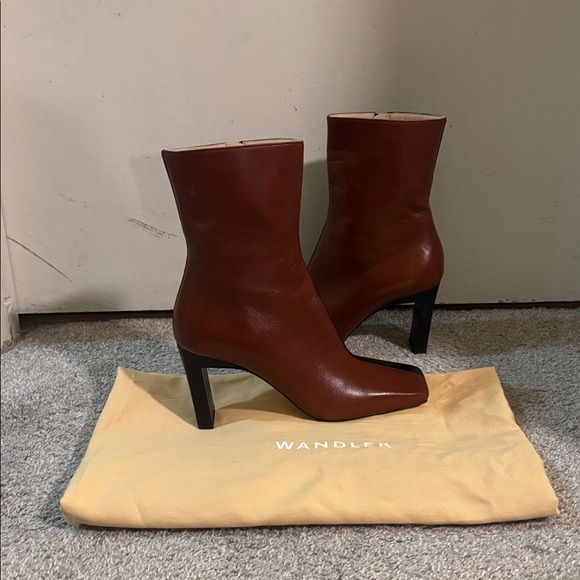 🐂 Wandler Two-Tone Boots in Original Dustbag - Picture 6 of 16